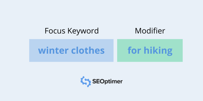 add modifiers to focus keywords